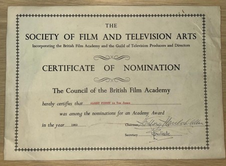 Albert Finney’s nomination for an Academy Award for his role in Tom Jones.